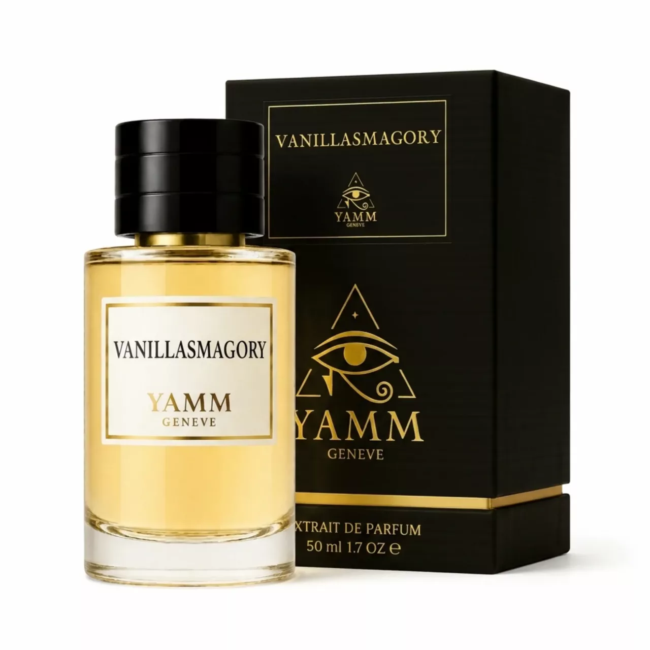 Vanillasmagory extrait de parfum mixte YAMM Genève inspiré de Fantasmagory aux notes de tête Anis, Gingembre, cœur Amande, Notes fleuries et fond Vanille, Cuir visuel 03