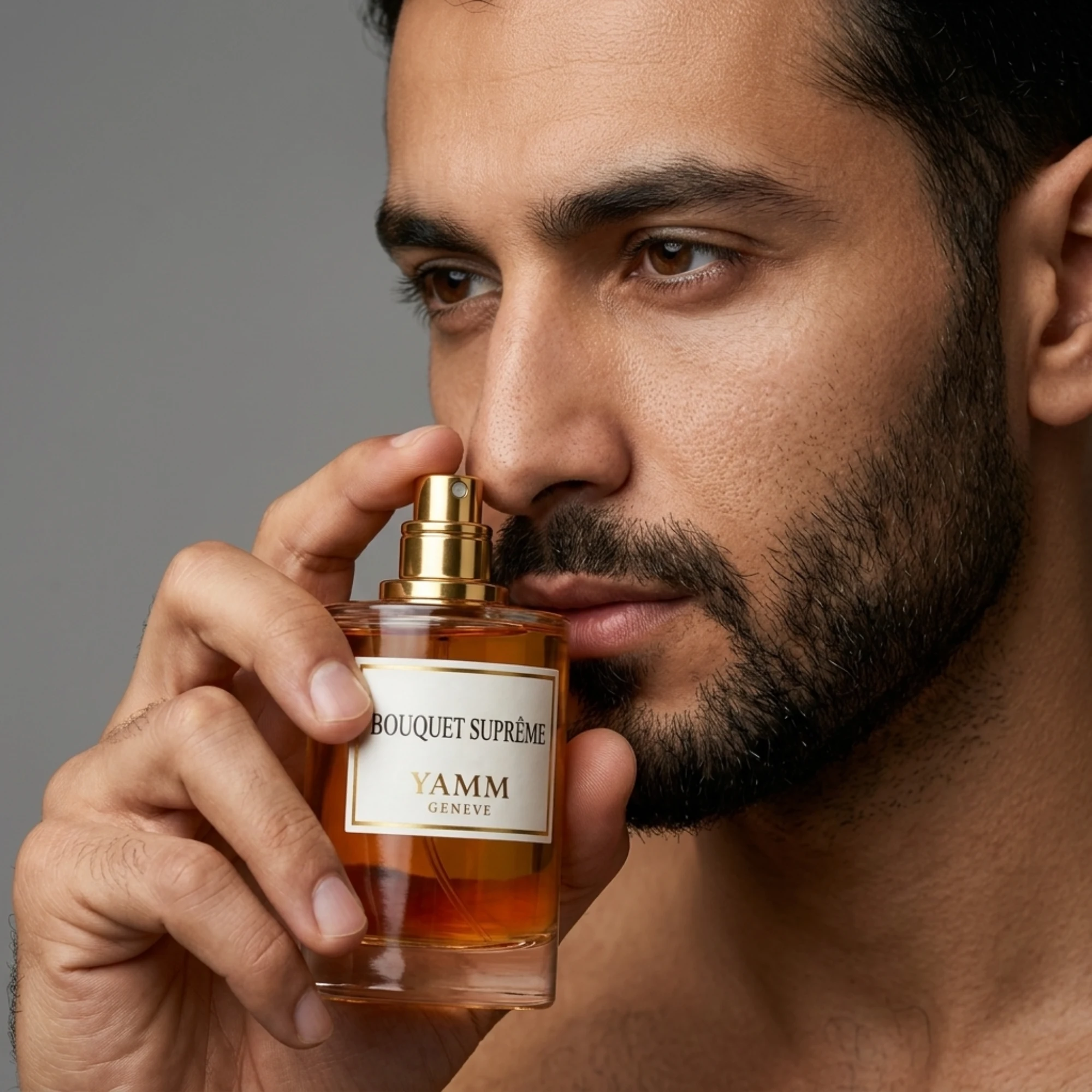 Bouquet Suprême extrait de parfum mixte YAMM Genève inspiré de Suprême Bouquet aux notes de tête Poivre rose, Bergamote, cœur Tubéreuse, Ylang-ylang et fond Ambre, Notes boisées, Patchouli visuel 07