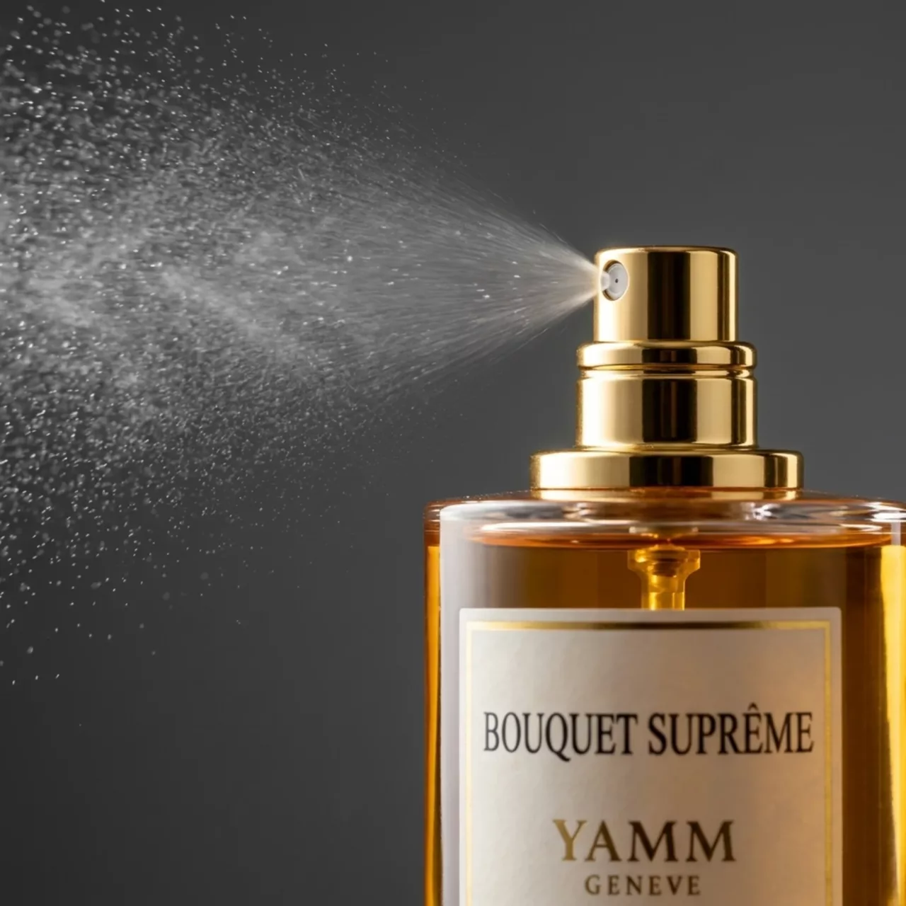 Bouquet Suprême extrait de parfum mixte YAMM Genève inspiré de Suprême Bouquet aux notes de tête Poivre rose, Bergamote, cœur Tubéreuse, Ylang-ylang et fond Ambre, Notes boisées, Patchouli visuel 06