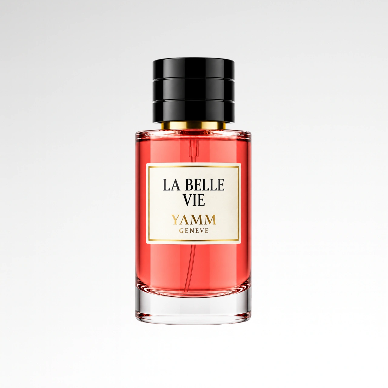 La Belle Vie extrait de parfum femme YAMM Genève inspiré de La Vie Est Belle aux notes de tête Cassis, Poire, cœur Iris, Jasmin, Fleur d’oranger et fond Praliné, Vanille, Patchouli, Fève de tonka visuel 02