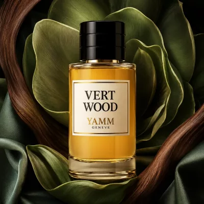 Vert Wood extrait de parfum homme YAMM Genève inspiré de Man Wood aux notes de tête Agrumes sucrés, Citron, Feuilles de coriandre, cœur Cyprès, Cèdre, Vétiver et fond Benjoin visuel 01