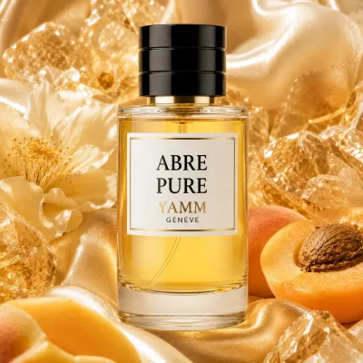 Abre Pure extrait de parfum mixte YAMM Genève inspiré de Erba Pura aux notes de tête Citron de Sicile, Orange, Bergamote de Calabre, cœur Fruits juteux et solaires et fond Musc blanc, Vanille de Madagascar, Ambre doré visuel 01