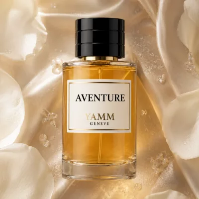 Aventure extrait de parfum homme YAMM Genève inspiré de Aventus aux notes de tête Ananas, Bergamote, Pomme, cœur Jasmin, Bouleau et fond Ambre gris, Musc visuel 01