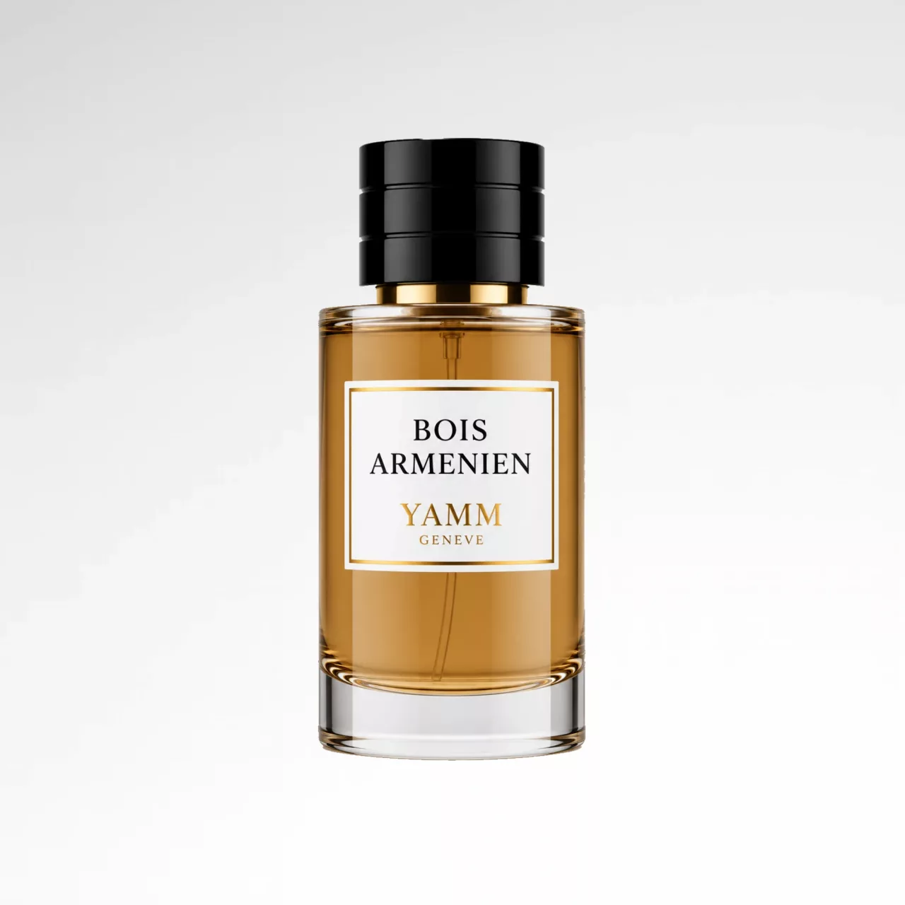 Bois Armenien extrait de parfum mixte YAMM Genève inspiré de Bois d'Arménie aux notes de tête Encens, Iris, Poivre rose, cœur Benjoin, Gaïac, Coriandre et fond Copaïba, Patchouli, Musc blanc visuel 02