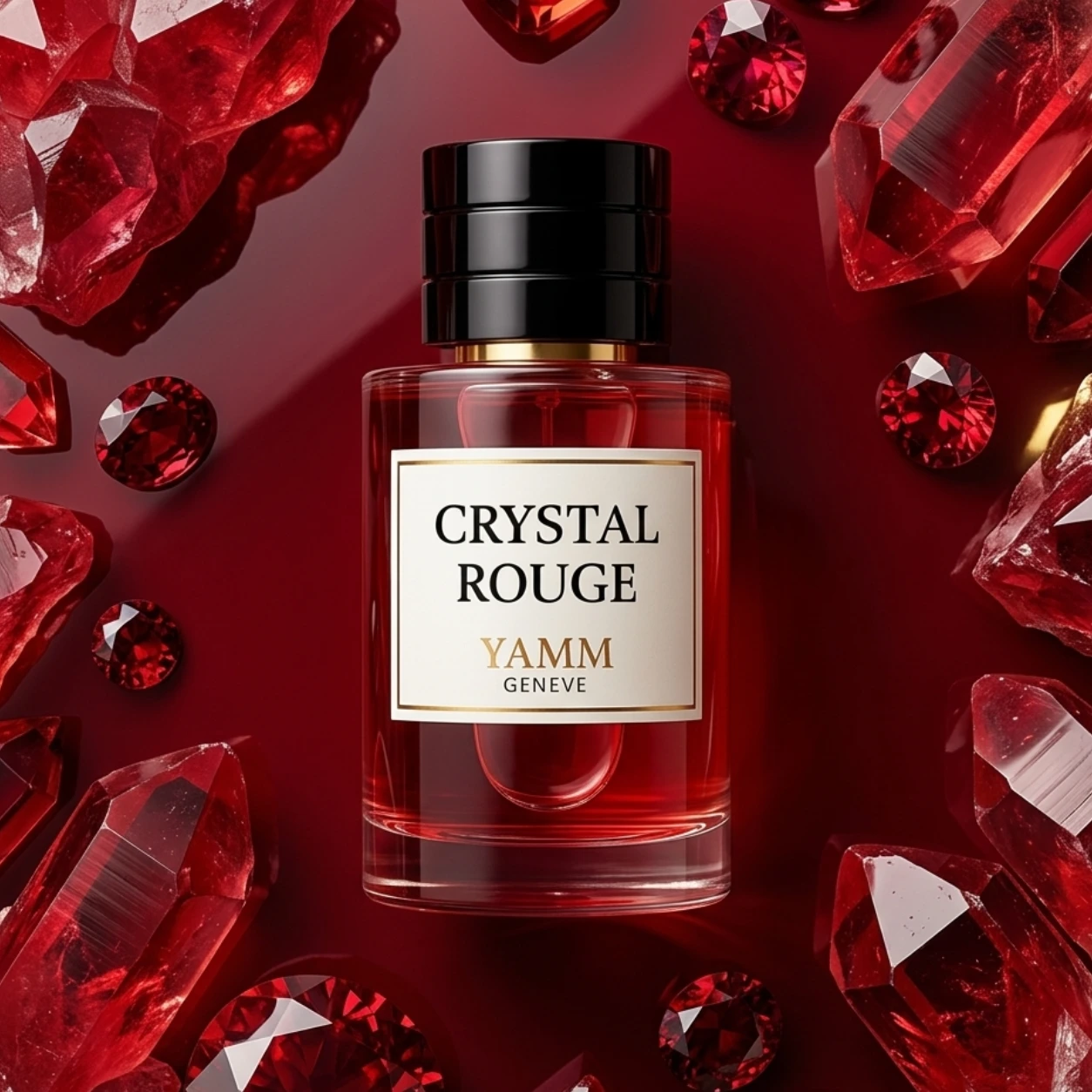 Crystal Rouge YAMM Genève – inspiration Baccarat Rouge 540