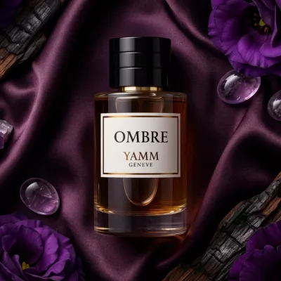 Ombre extrait de parfum mixte YAMM Genève inspiré de Ombre Nomade aux notes de tête Oud, cœur Benjoin, Encens et fond Framboise visuel 01