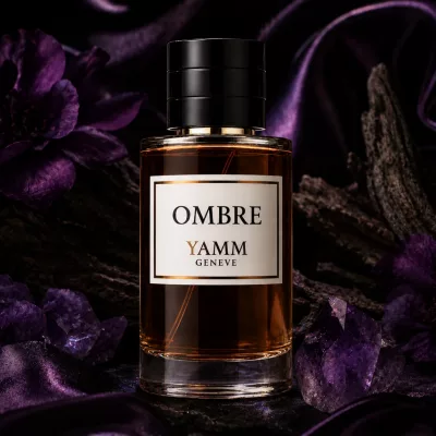 Ombre extrait de parfum mixte YAMM Genève inspiré de Ombre Nomade aux notes de tête Oud, cœur Benjoin, Encens et fond Framboise visuel 01
