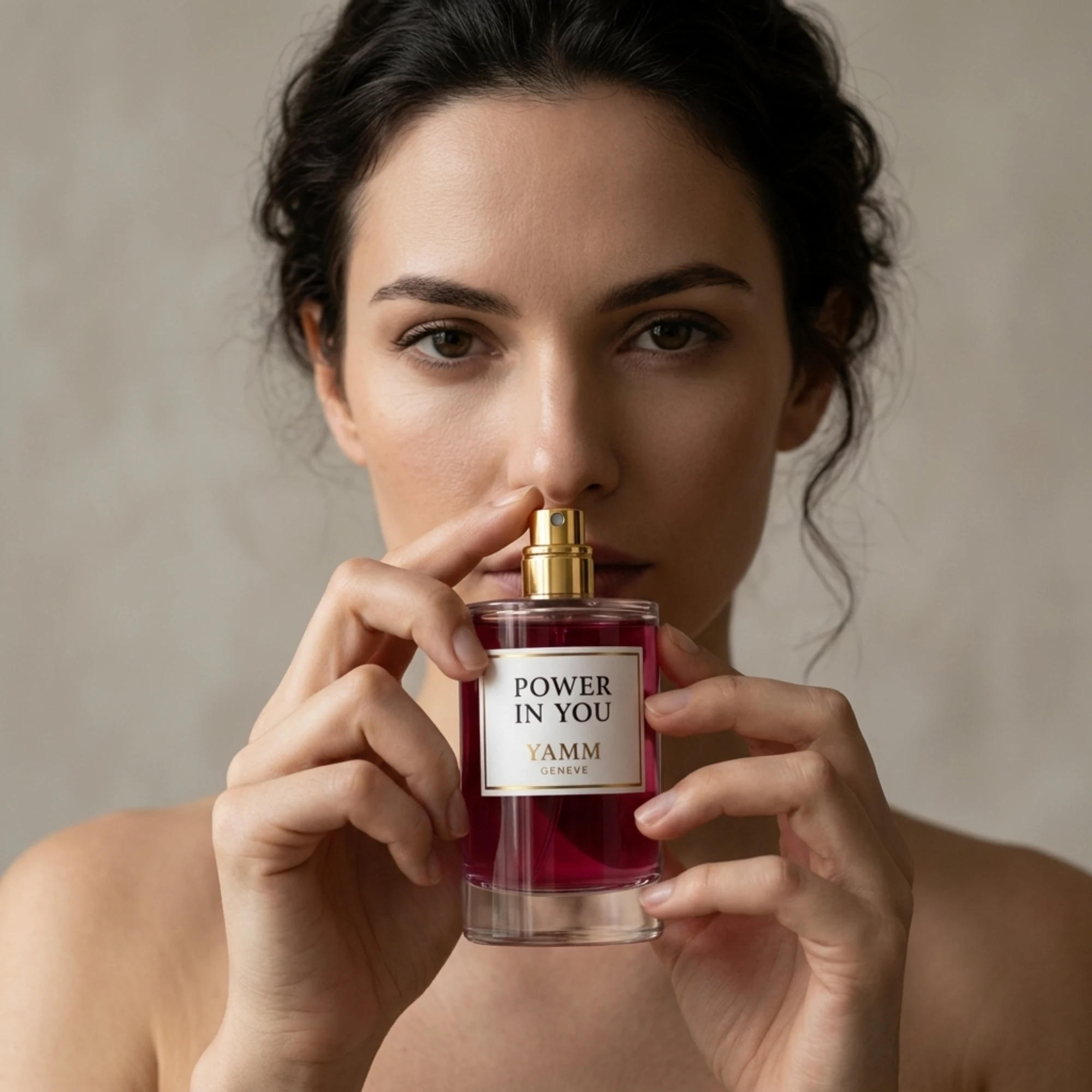 Power In You extrait de parfum femme YAMM Genève inspiré de Power of You aux notes de tête Fruit de la passion, Bigarade, Citron, cœur Frangipanier, Notes solaires et fond Vanille de Madagascar, Benjoin, Ciste visuel 05