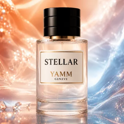 Stellar extrait de parfum mixte YAMM Genève inspiré de Stellar Times aux notes de tête Ambre blanc, cœur Fleur d’oranger et fond Baume du Pérou visuel 01