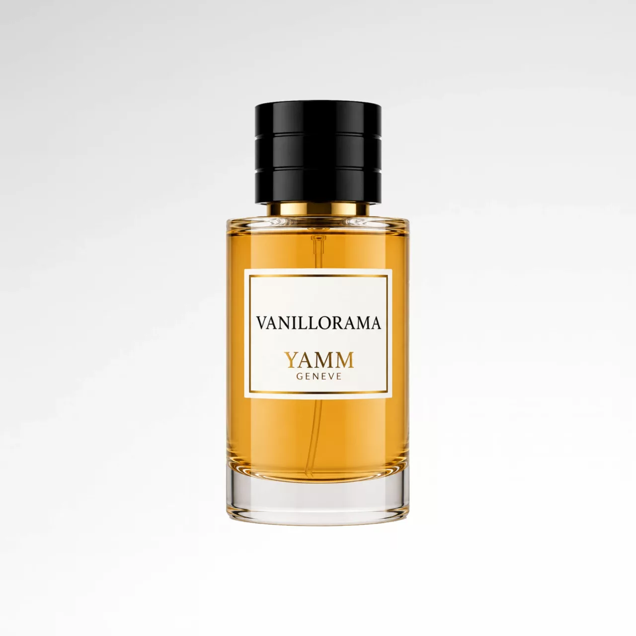 Vanillorama extrait de parfum mixte YAMM Genève inspiré de Vanilla Diorama aux notes de tête Orange, Poivre rose, Citron, cœur Rhum, Cacao, Cardamome et fond Vanille bourbon, Bois de santal, Patchouli visuel 02