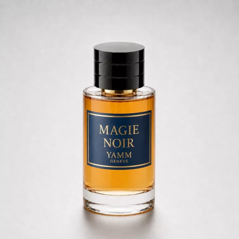Magie Noir extrait de parfum mixte YAMM Genève inspiré de Erba Pura Magica aux notes de tête Fruits juteux, Citron, Bergamote, Jasmin, cœur Accords balsamiques, Racine d’iris et fond Caramel, Ambre, Musc, Bois de cèdre visuel 01
