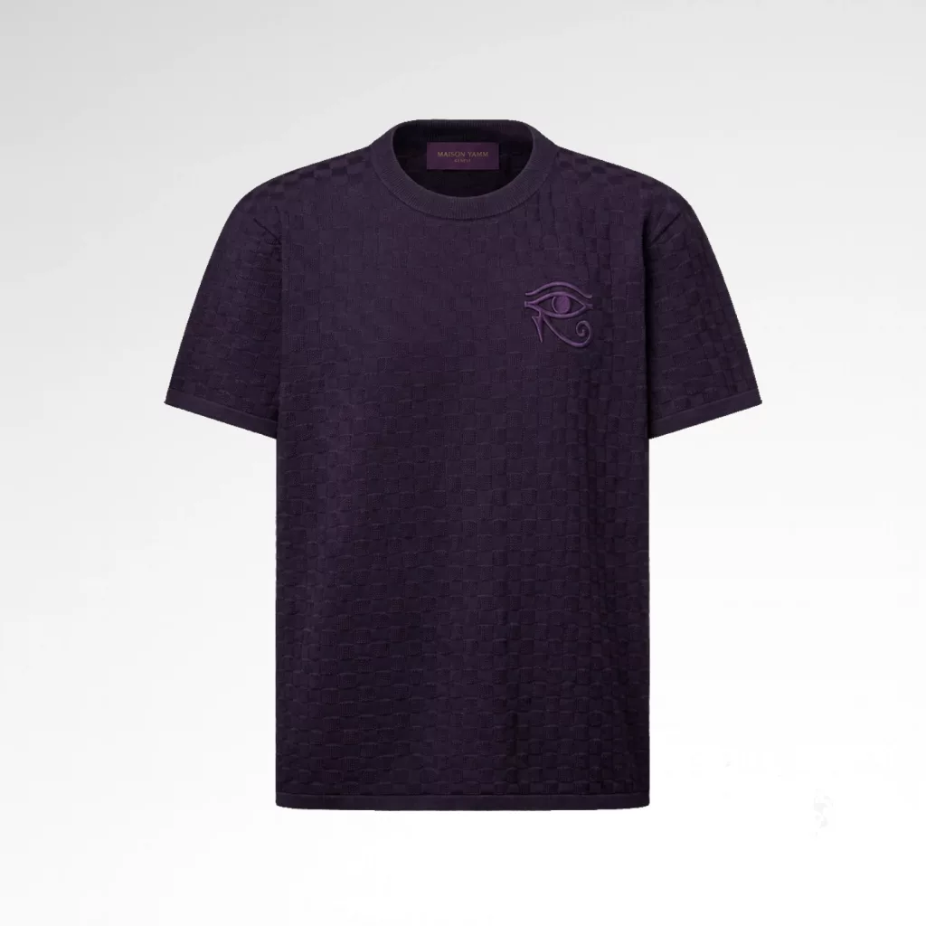 Tee-shirt Jacquard Mauve