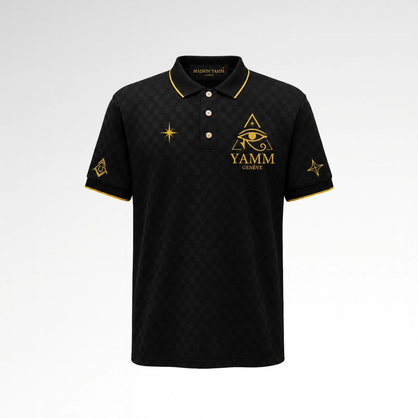 Polo Echiquier Jacquard