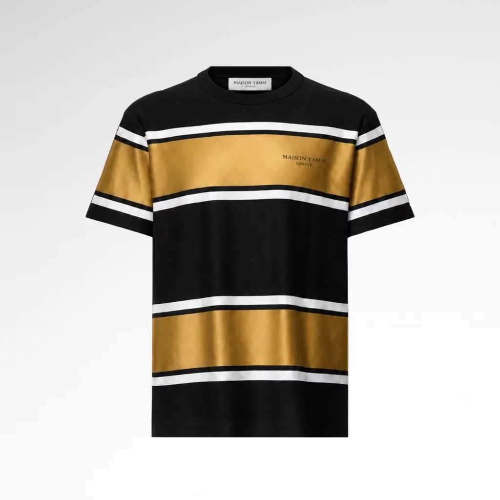 Tee-shirt Rayure Or