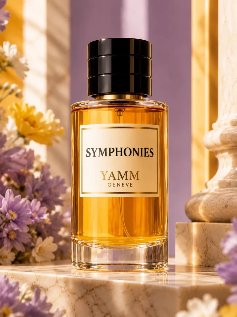 Univers olfactif de Symphonies — vue mobile