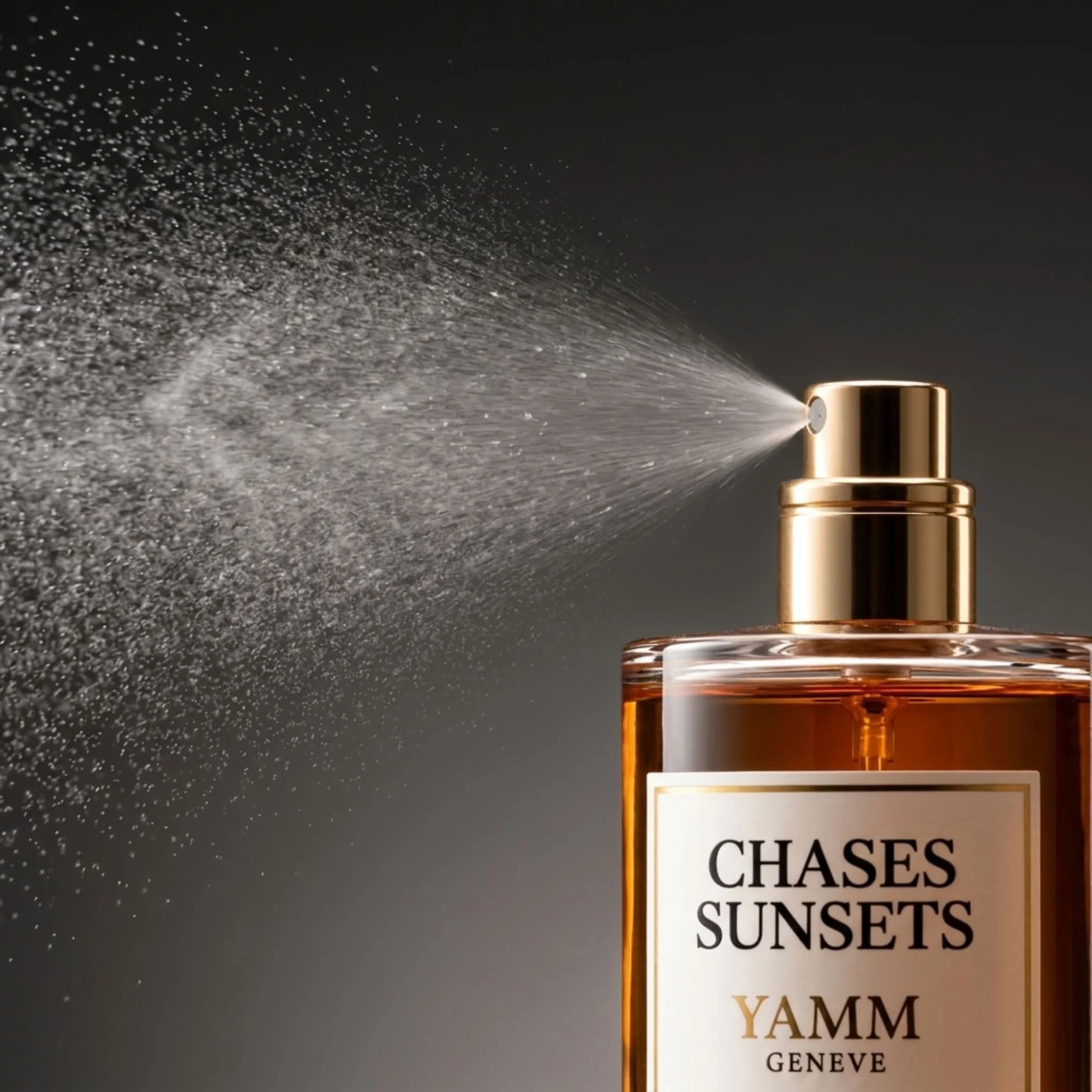Chases Sunsets extrait de parfum mixte YAMM Genève inspiré de Chasing Sunsets aux notes de tête Mangue, Cardamome du Guatemala, cœur Tubéreuse, Notes solaires et fond Bois de santal, Vanille visuel 03