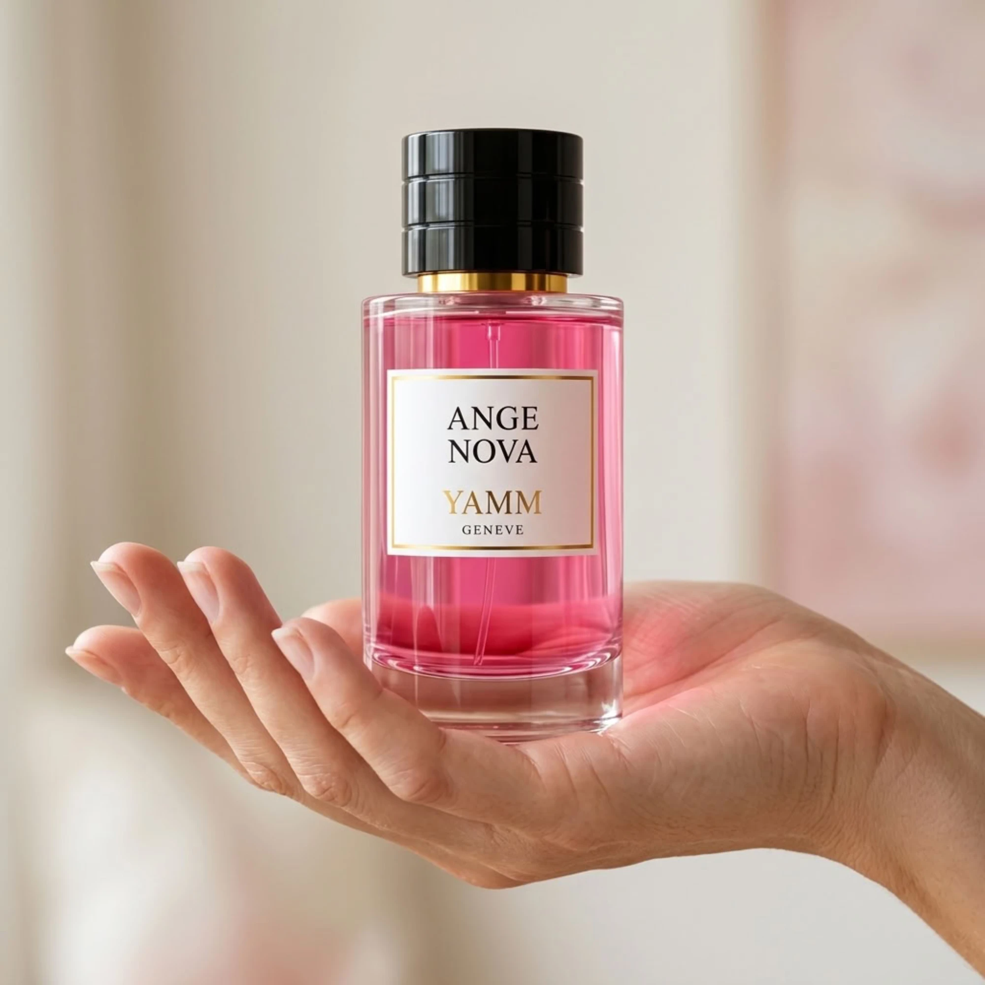 Ange Nova extrait de parfum femme YAMM Genève inspiré de Angel Nova Mugler parfum aux notes de tête Framboise, Litchi, cœur Rose de Damas et fond Bois d’Akigala, Benjoin visuel 05